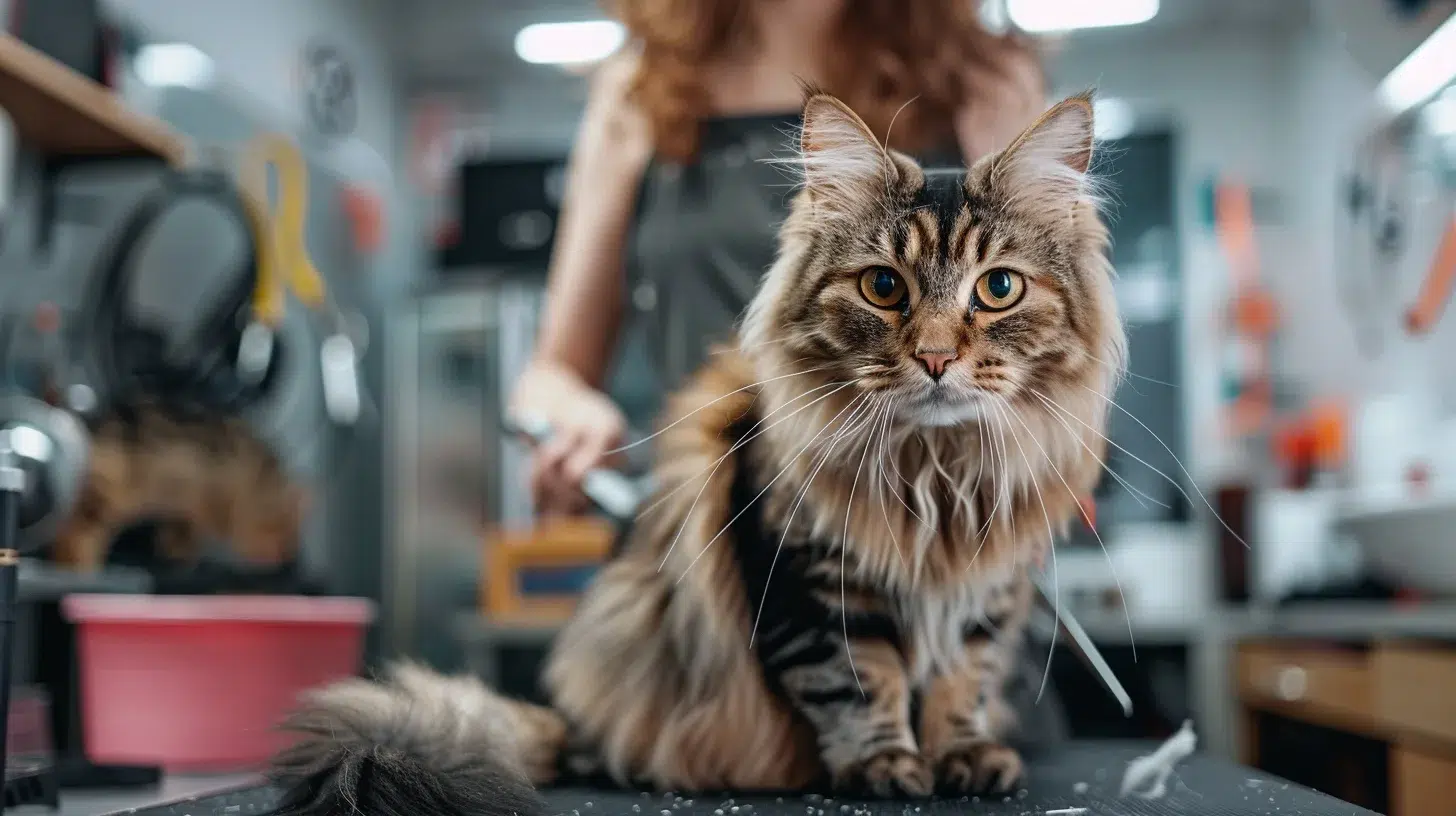 chats à poil long