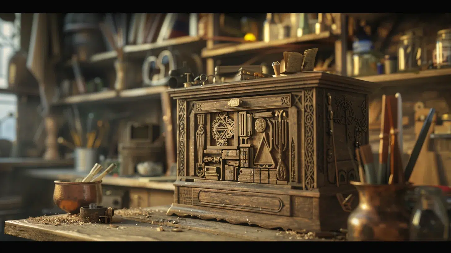 meuble de rangement inspiré de Poudlard