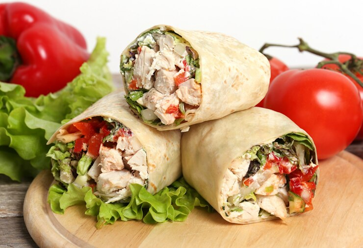 wrap au poulet