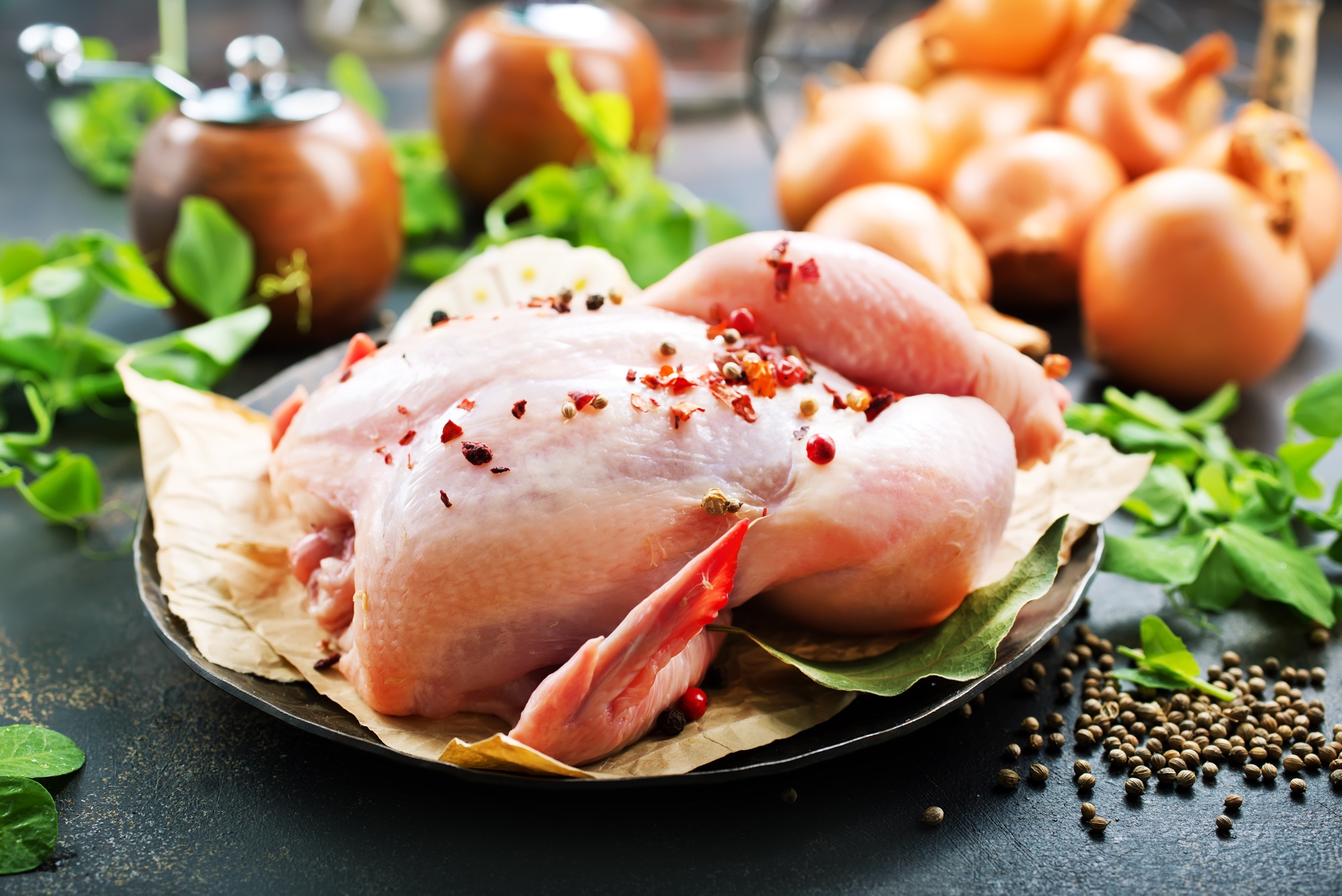 raw chicken