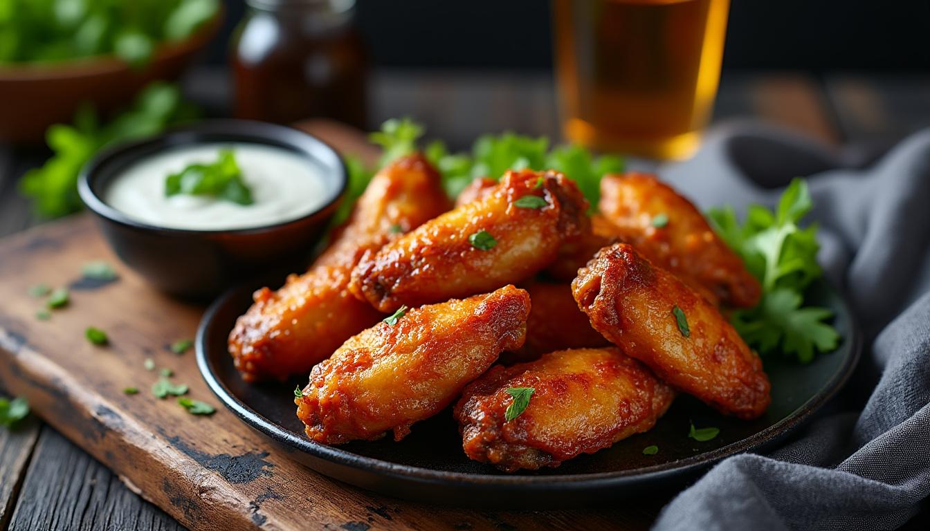 découvrez comment préparer des ailes de poulet croustillantes et savoureuses à l'aide d'une friteuse sans huile. cette recette innovante vous permettra de réinventer vos apéritifs tout en alliant plaisir et légèreté. idéal pour surprendre vos invités lors de vos soirées conviviales !