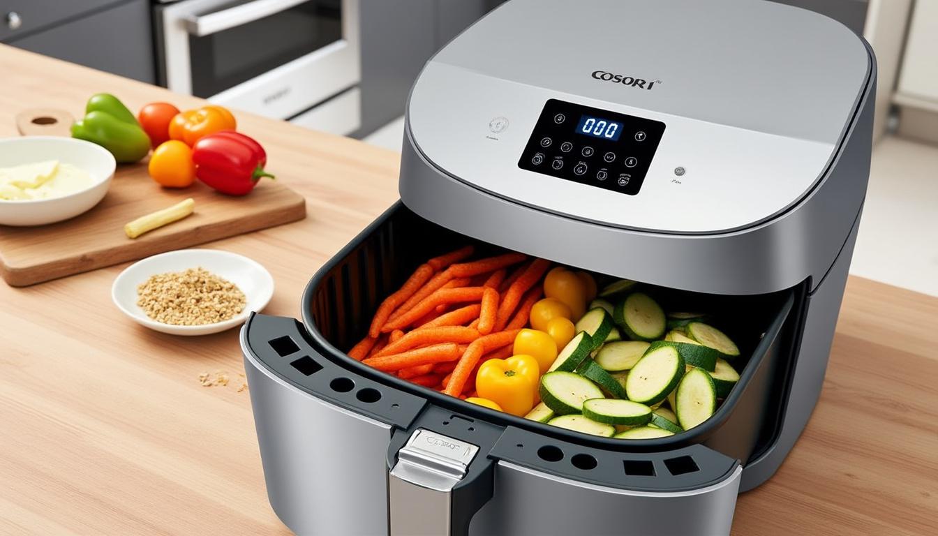 découvrez le cosori 58 air fryer, l'appareil innovant qui transforme votre expérience culinaire. avec sa technologie de cuisson à l'air, préparez des plats savoureux et croustillants tout en réduisant les graisses. idéal pour une cuisine saine et rapide, il devient votre allié incontournable pour vos repas quotidiens.