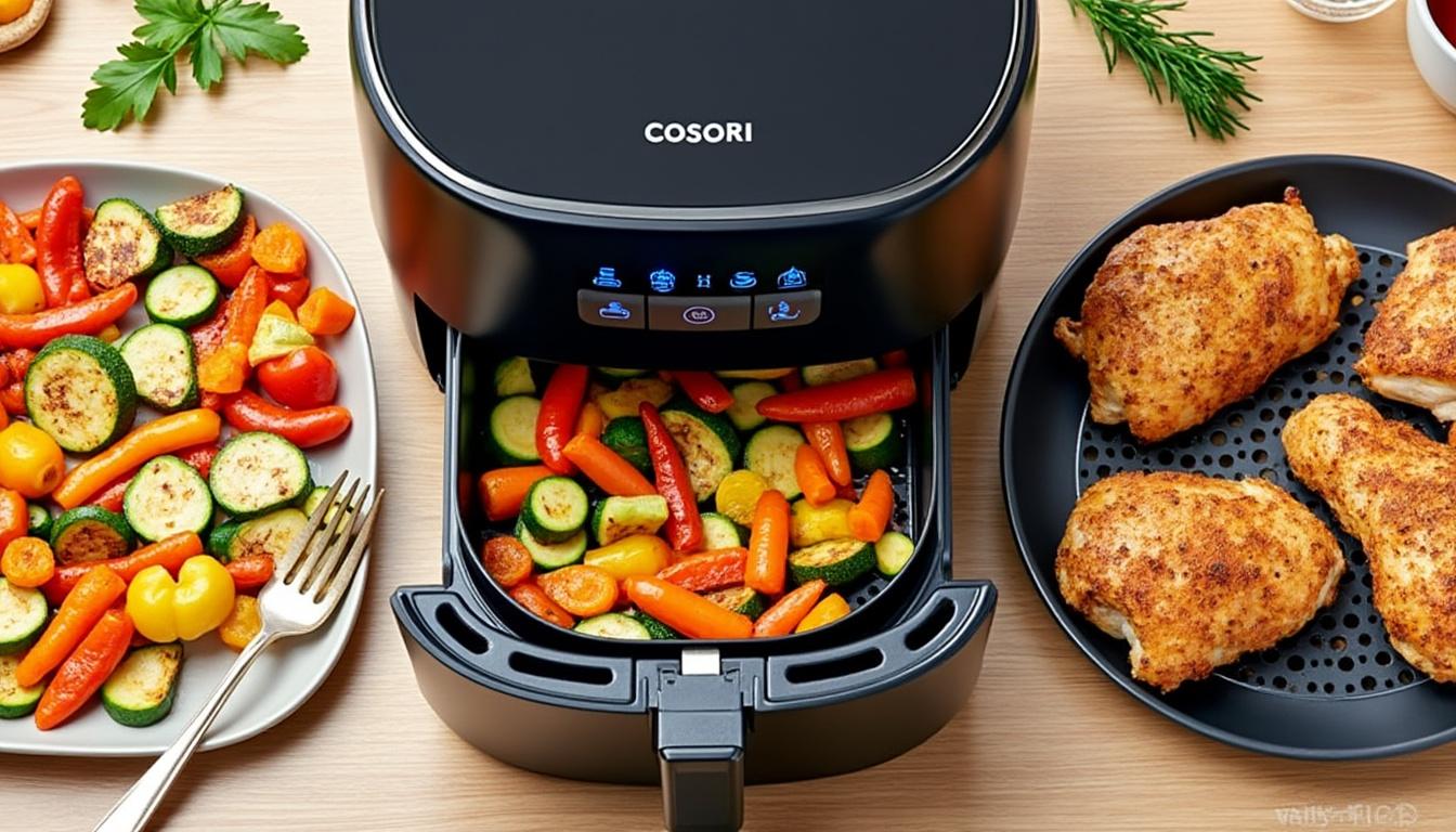 découvrez le cosori 58 air fryer, l'appareil innovant qui transforme votre expérience culinaire en offrant une cuisson à l'air saine et savoureuse. profitez de plats croustillants sans culpabilité et explorez des recettes variées grâce à sa technologie avancée.