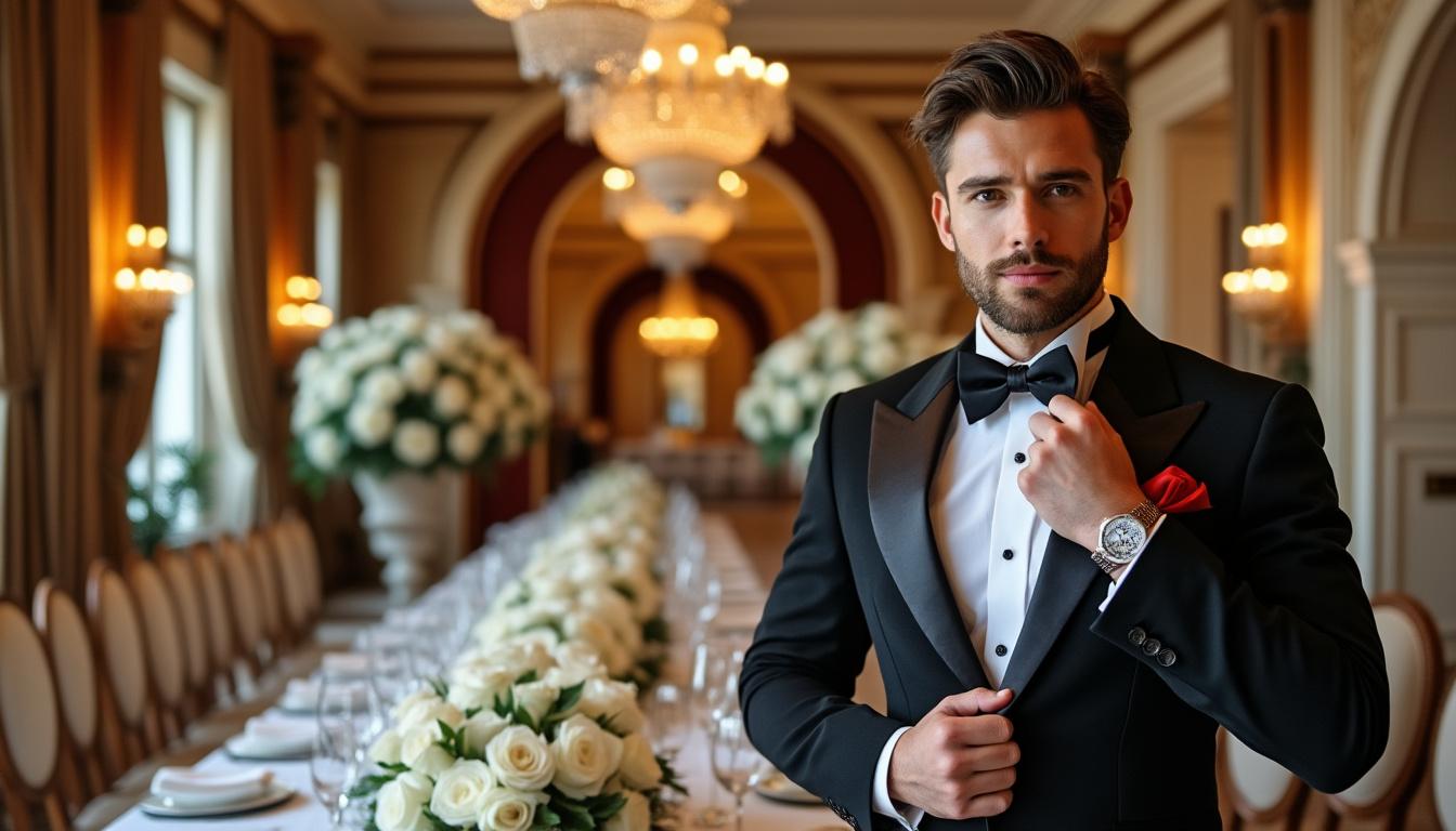 découvrez pourquoi le nœud papillon est l’accessoire élégant et intemporel pour sublimer le style du marié le jour de son mariage. astuces et conseils pour choisir le nœud parfait !