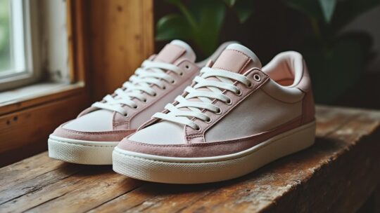 Les Autry baskets 01 Low cuir suédé blanc rose : un choix écologique et tendance