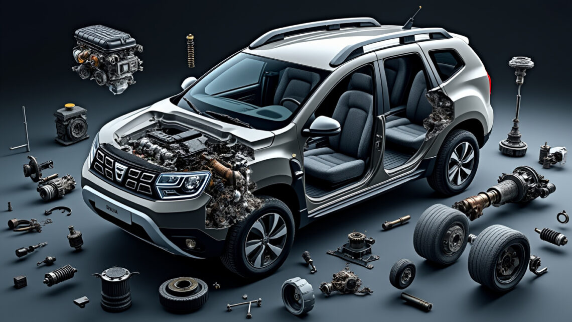 Les pièces auto Dacia Duster : vue éclatée et prix en fonction des années modèles