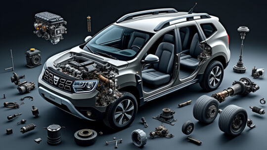 Les pièces auto Dacia Duster : vue éclatée et prix en fonction des années modèles