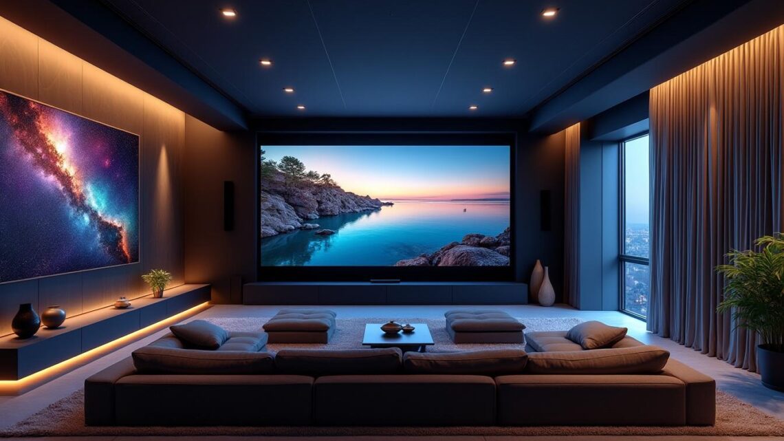 Les avantages d’un écran de projection motorisé pour vos soirées cinéma