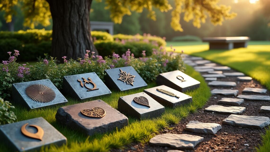 Plaques funéraires originales : 10 exemples qui inspirent l’amour et la mémoire