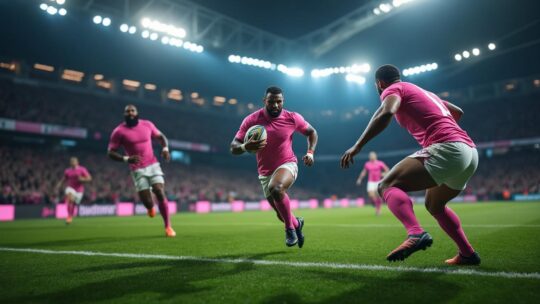 Stade Français : premier maillot rose, un moment clé pour le rugby français
