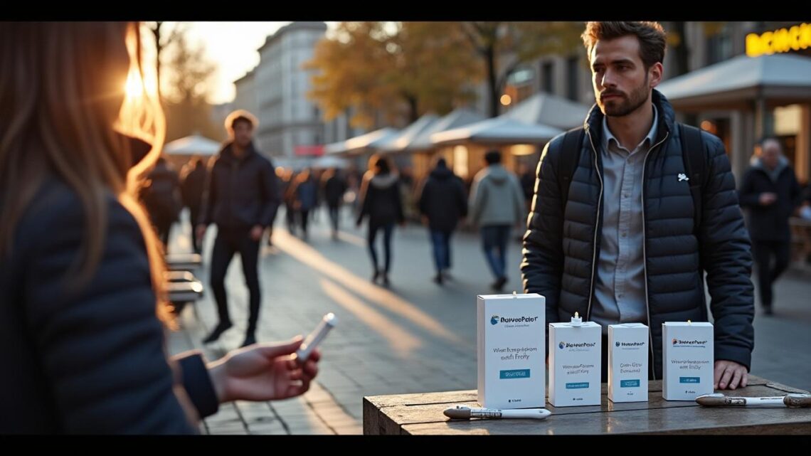 Tests salivaires pour les piétons : rapides, simples et fiables