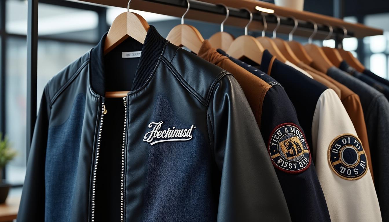 boostez votre image de marque en personnalisant des blousons avec votre logo brodé pour un style unique et professionnel.