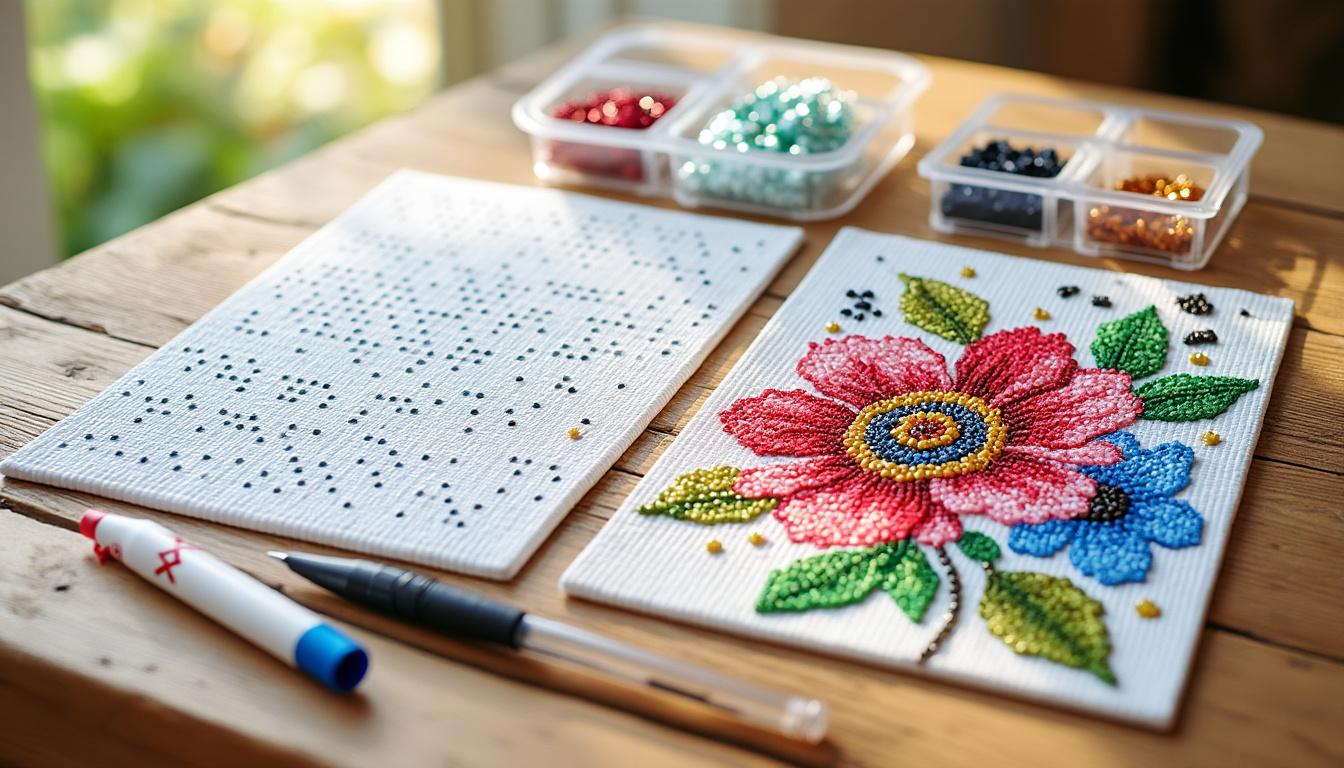 découvrez la broderie diamant, un cadeau fait main unique et éclatant qui émerveillera vos proches par son originalité et sa beauté étincelante.