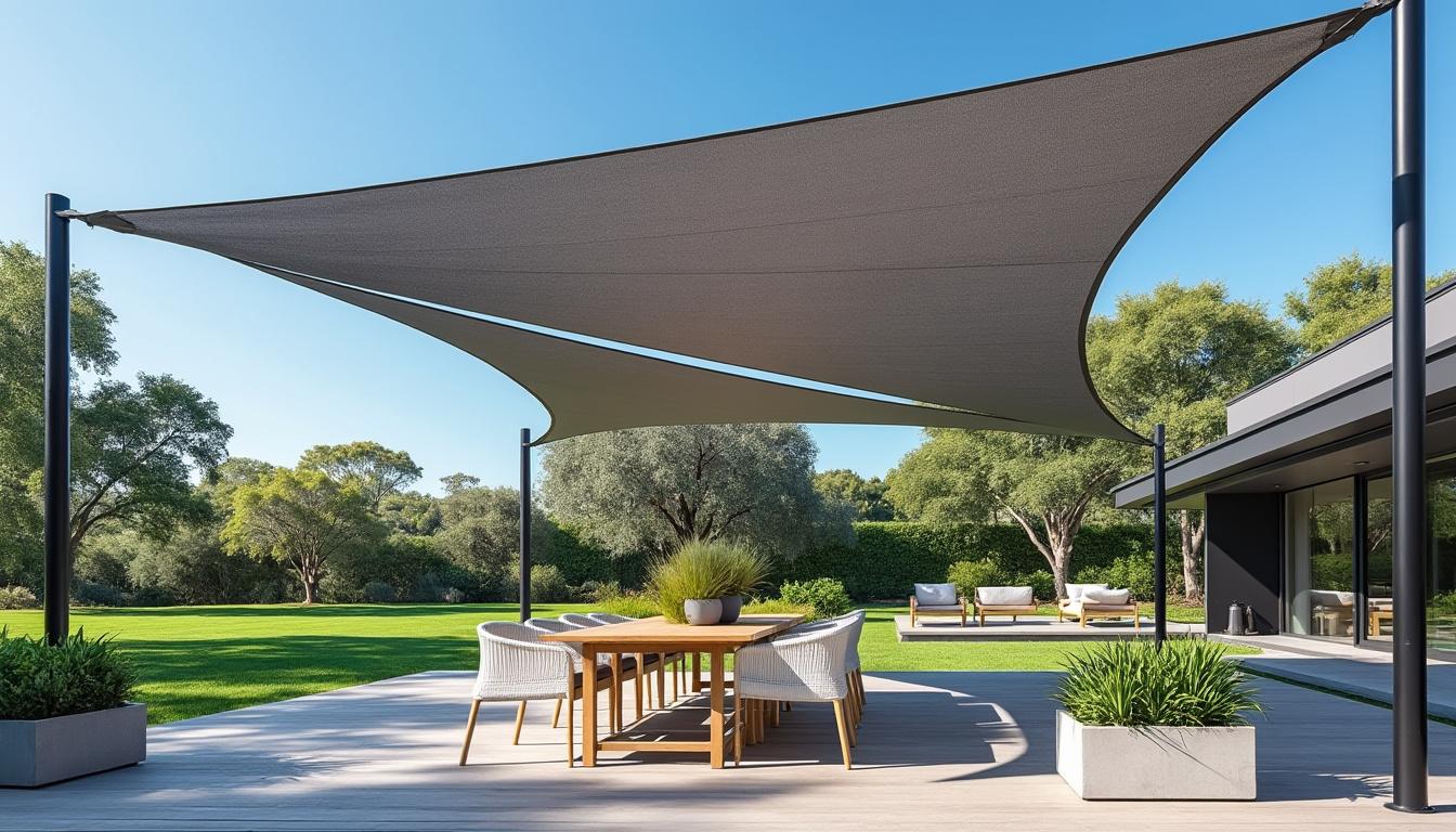 découvrez nos voiles d'ombrage triangulaires alliant esthétique moderne et fonctionnalité optimale pour protéger et embellir vos espaces extérieurs.