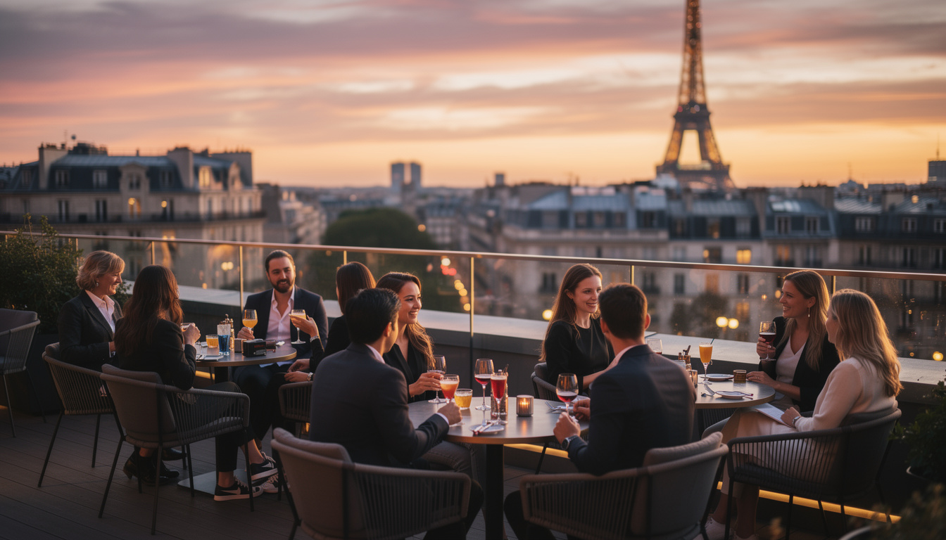 découvrez nos conseils pour profiter pleinement d'une soirée inoubliable sur un rooftop avec une vue panoramique exceptionnelle.