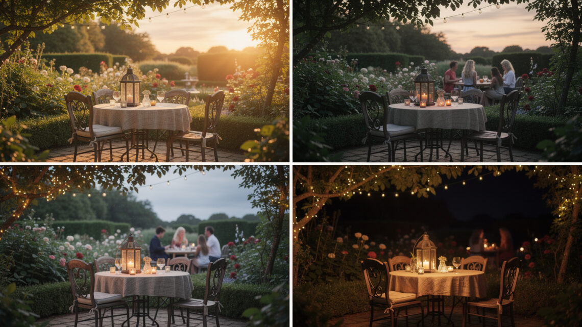 Fête intime dans le jardin : conseils pour un éclairage romantique