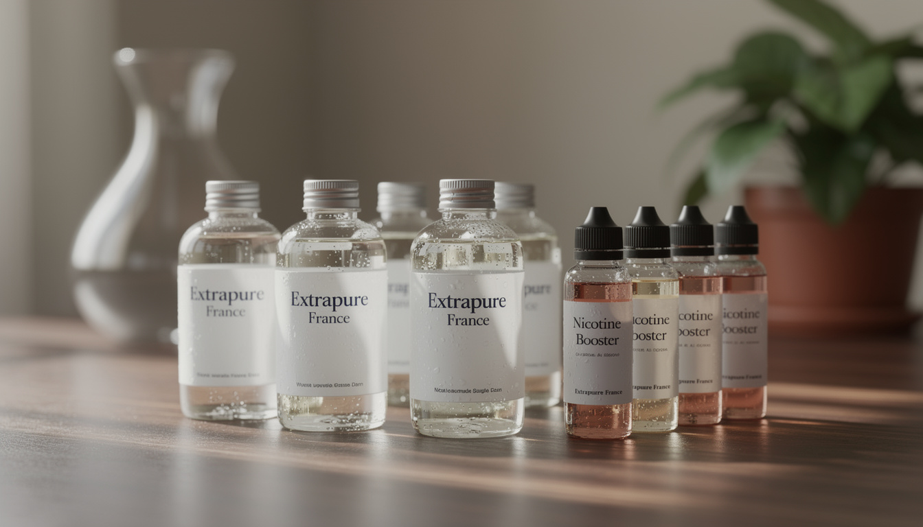découvrez les bases et boosters d'extrapure france, fabricant réputé de produits de haute qualité pour vapoteurs exigeants, alliant pureté et performance.