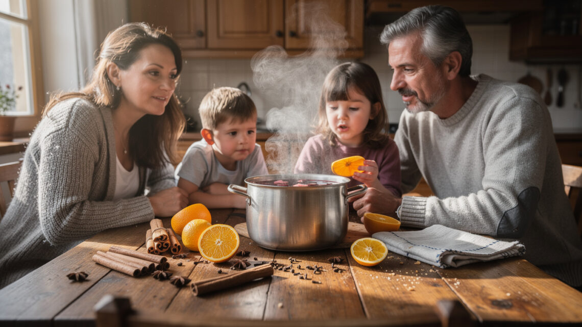 Vin chaud fait maison : une tradition réconfortante à partager en famille