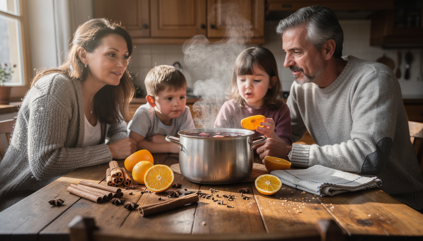 découvrez la recette du vin chaud fait maison, une tradition réconfortante à savourer en famille pendant les moments d'hiver et de fêtes.