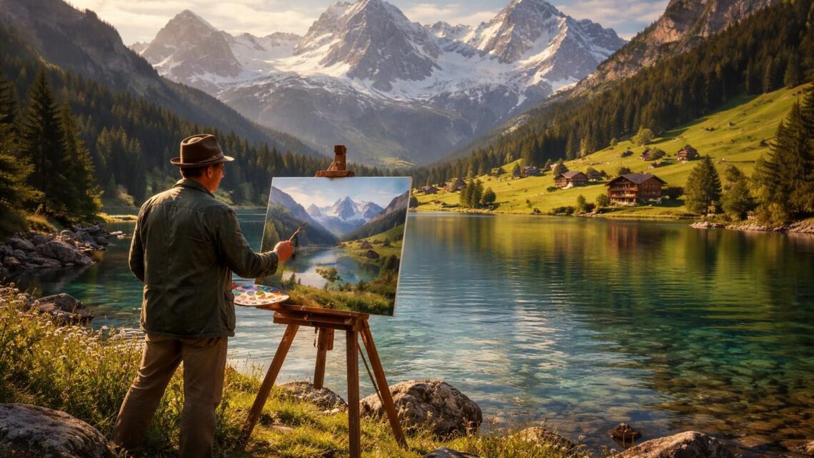 L&rsquo;influence des paysages suisses sur les œuvres des peintres suisses