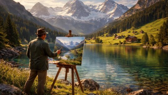 L&rsquo;influence des paysages suisses sur les œuvres des peintres suisses