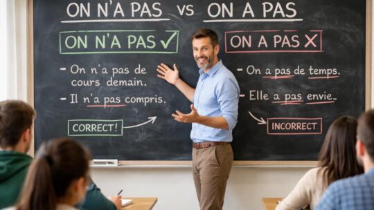 On n&rsquo;a pas ou on a pas : Conseils pour bien l&rsquo;utiliser dans vos discours