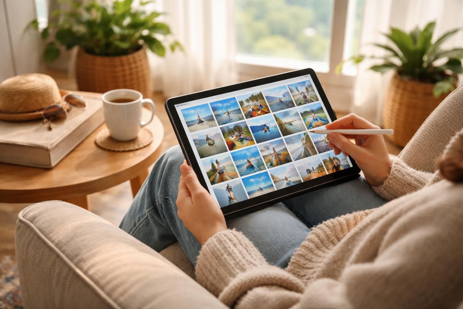 apprenez à trier et sauvegarder vos photos de vacances sur votre tablette windows en toute tranquillité, pour garder vos souvenirs en sécurité et bien organisés.