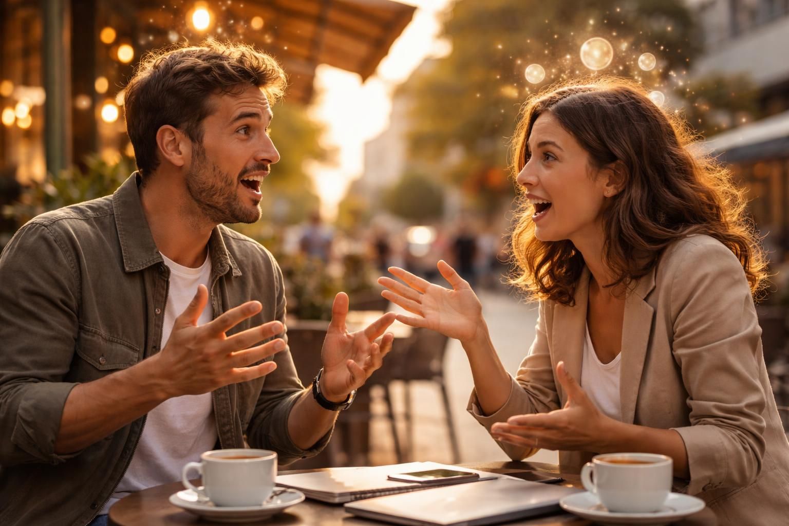 découvrez comment une simple conversation peut déclencher des idées innovantes et stimuler votre créativité au quotidien.