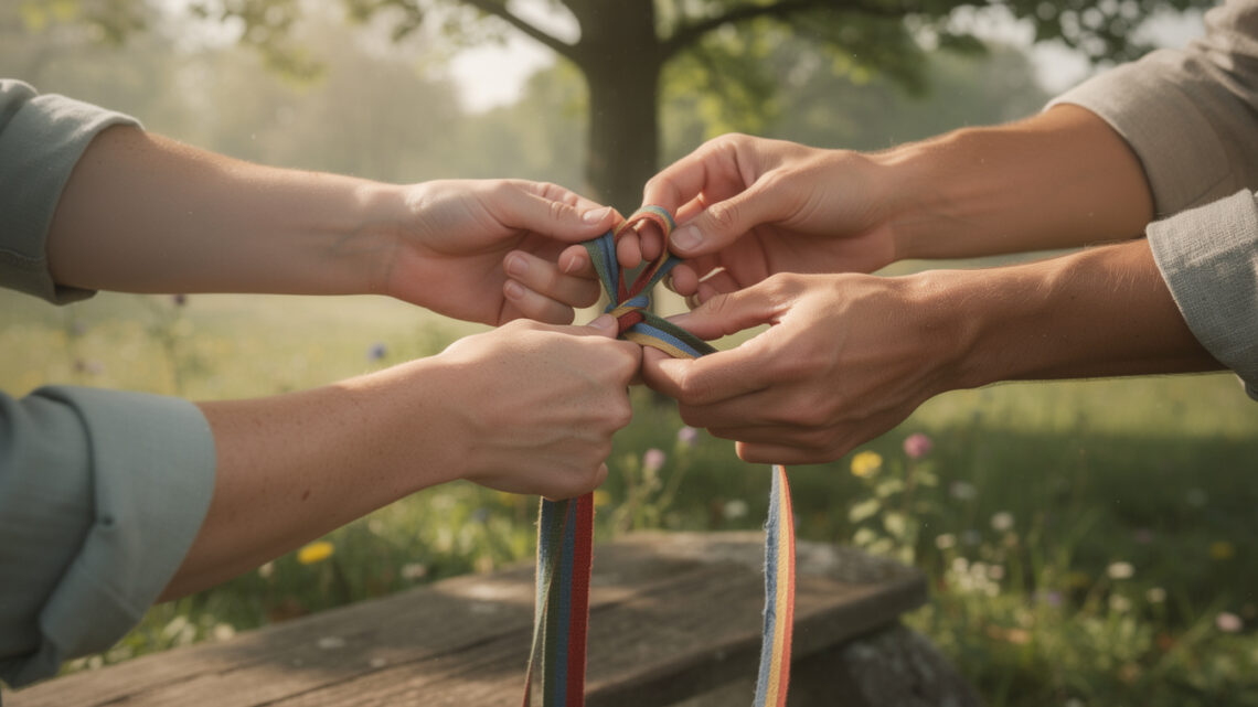 Créer des liens : des exemples de texte pour le rituel des rubans à essayer