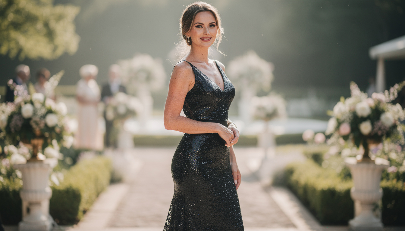 découvrez comment choisir et porter une robe noire à paillettes pour un mariage, afin de briller avec élégance et style lors de votre événement spécial.