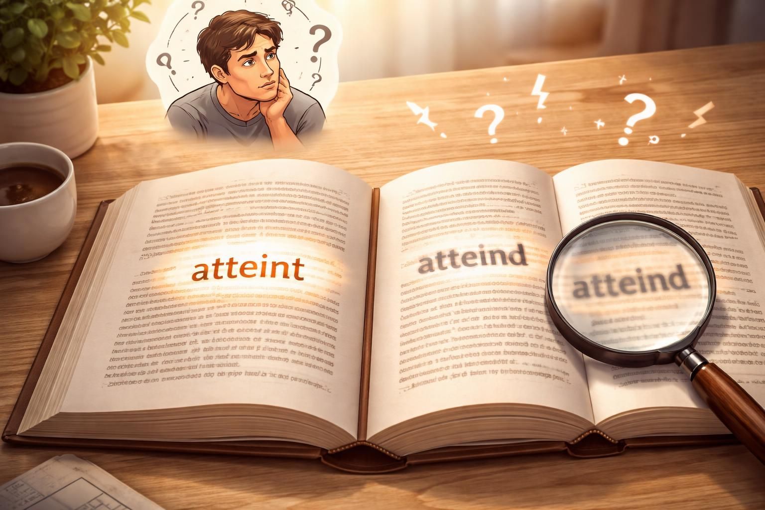 découvrez la différence entre 'atteind' et 'atteint' et comment leur usage influence la compréhension de vos textes en français.
