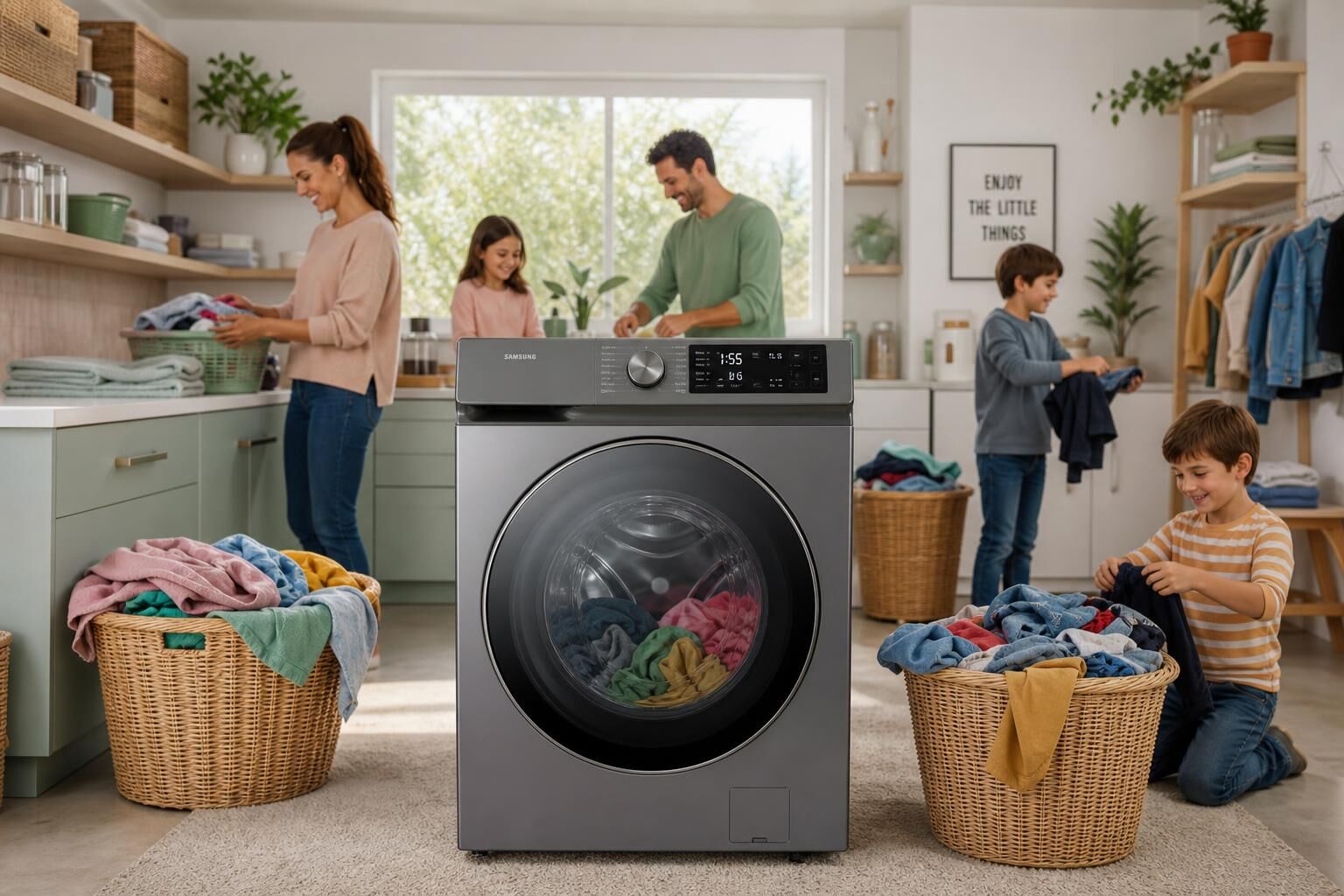 Découvrez notre guide 2026 pour choisir le lave-linge idéal adapté aux besoins d'une grande famille, alliant capacité, performance et économies d'énergie.