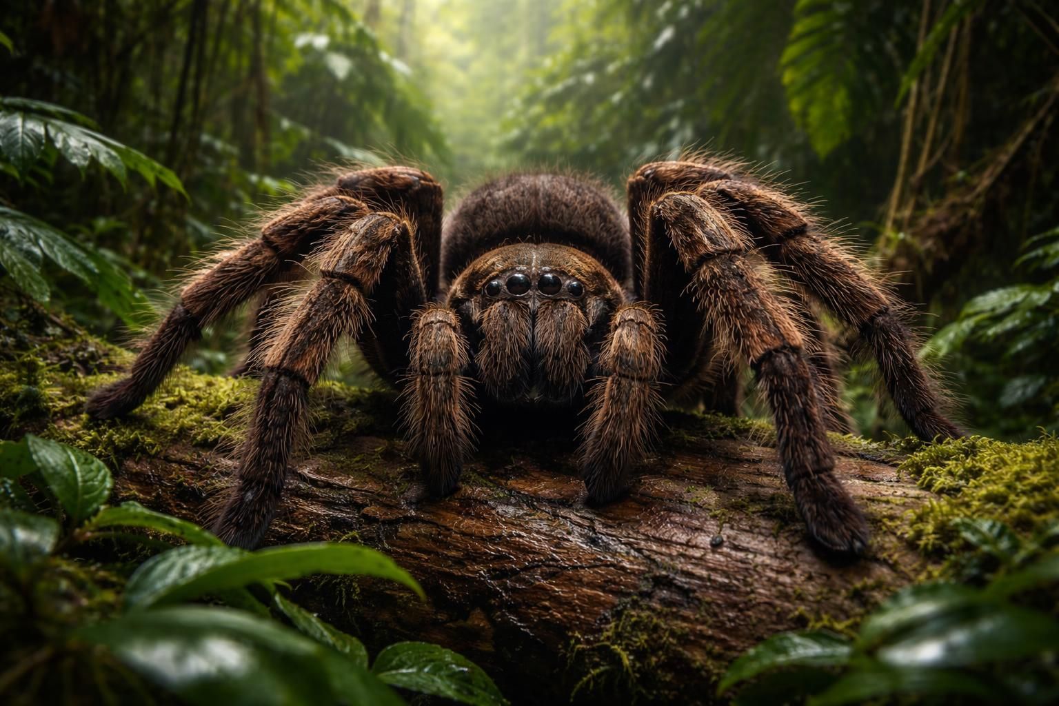 explorez la vie fascinante de la plus grosse araignée du monde et plongez au cœur de son habitat naturel pour une immersion unique.