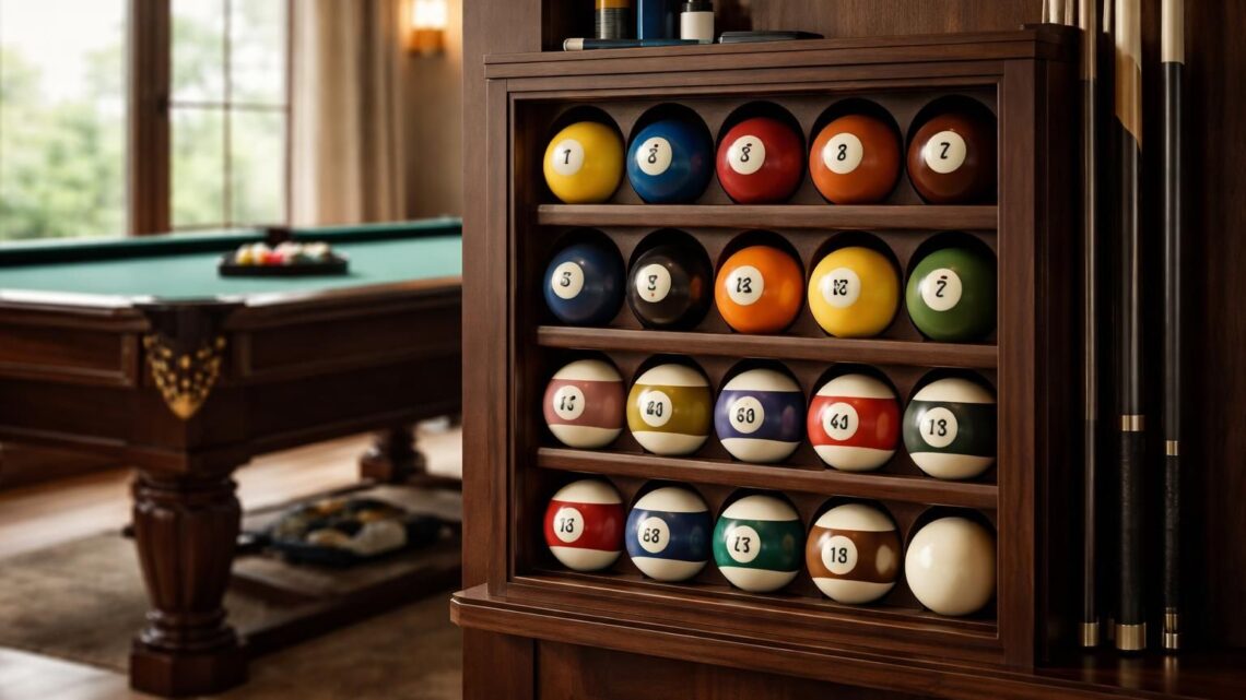 Optimisez le rangement de vos boules de billard à domicile