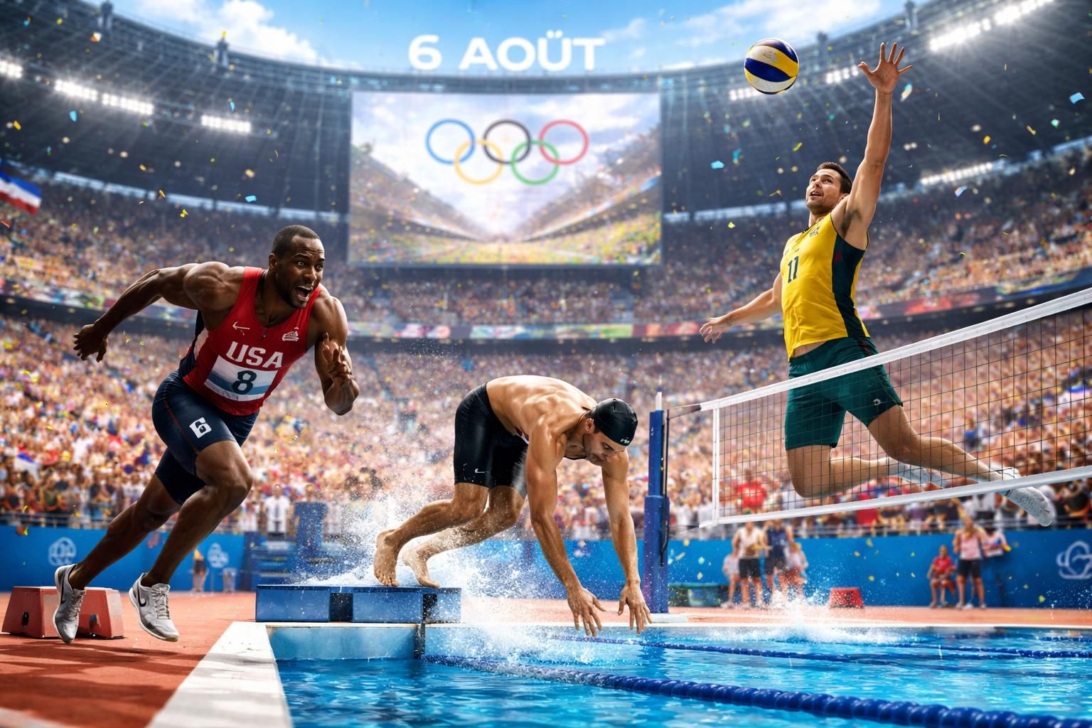 découvrez le programme complet des jeux olympiques du mardi 6 août et ne manquez aucun événement important grâce à notre guide détaillé.