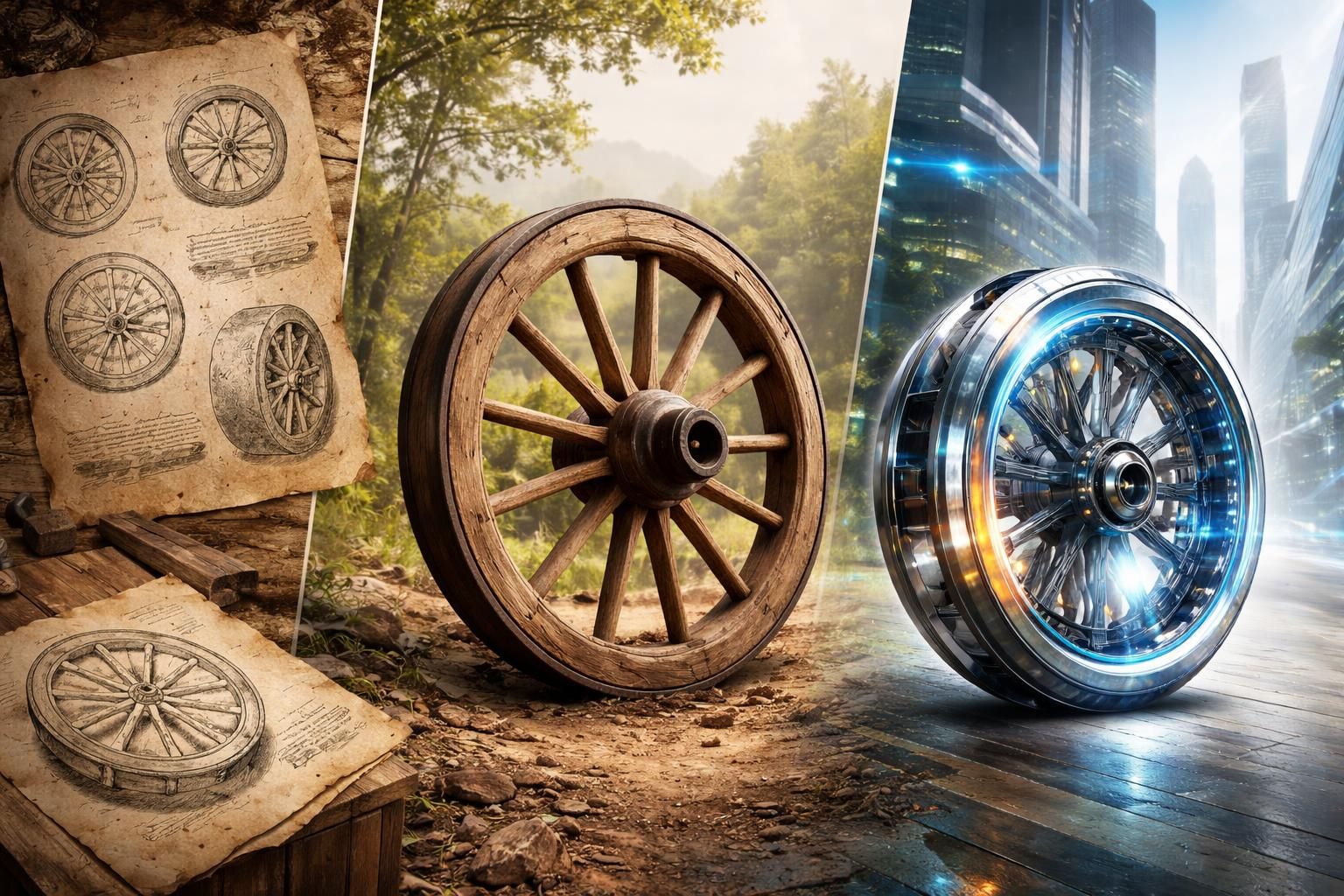 découvrez l'évolution fascinante de la roue, de ses premières ébauches aux technologies innovantes qui façonnent notre avenir.