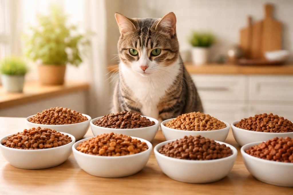 découvrez notre guide complet des avis sur les croquettes pour chat, idéal pour les nouveaux propriétaires souhaitant choisir la meilleure alimentation pour leur compagnon félin.